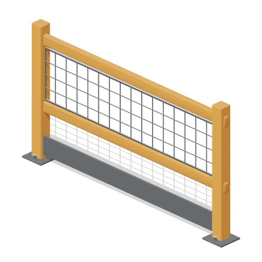 Aisle safety barrier (Hardware Store and DIY Warehouse)