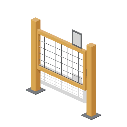 Aisle entry gate (Hardware Store and DIY Warehouse)