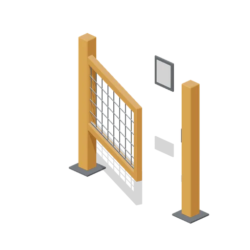 Aisle entry gate (Hardware Store and DIY Warehouse)