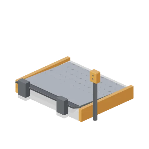 Loading bay dock leveller (Hardware Store and DIY Warehouse)