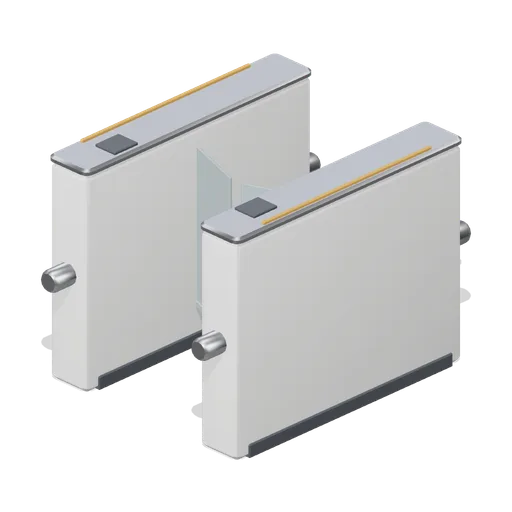 Security speedgate pair (Office Lobby and Building Facilities)