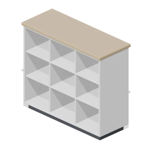 Visitor cubby unit (Office Lobby and Building Facilities)