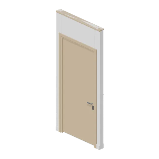 Corridor door module with leaf (Office Lobby and Building Facilities)