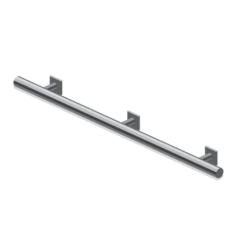 Wall-mounted corridor handrail (Office Lobby and Building Facilities)