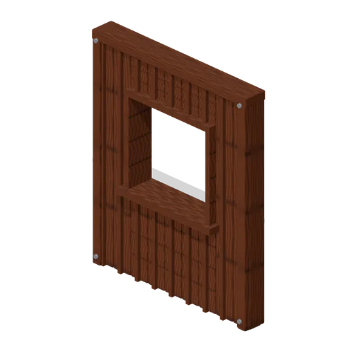 Cottage Window Wall (Rural Scavenging Settlements)