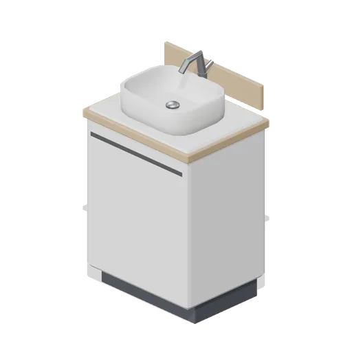 Single basin vanity unit (Office Lobby and Building Facilities)