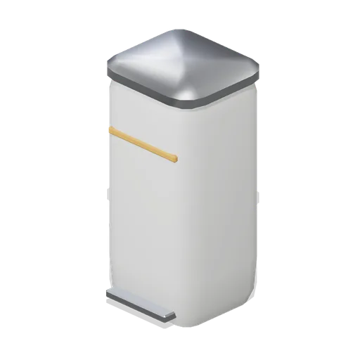 Pedal sanitary bin (Office Lobby and Building Facilities)