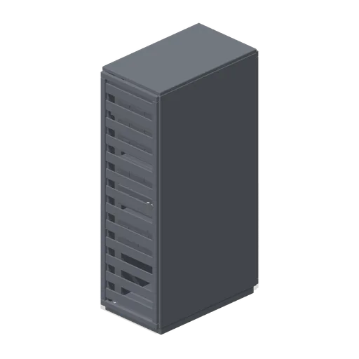 42U server rack with mesh doors (Office Lobby and Building Facilities)