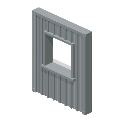 Utility Shed Window Wall (Rural Scavenging Settlements)