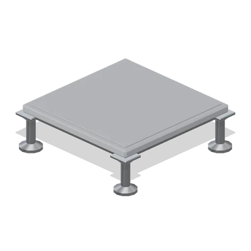Raised access floor tile (Office Lobby and Building Facilities)