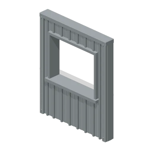 Utility Shed Service Wall (Rural Scavenging Settlements)