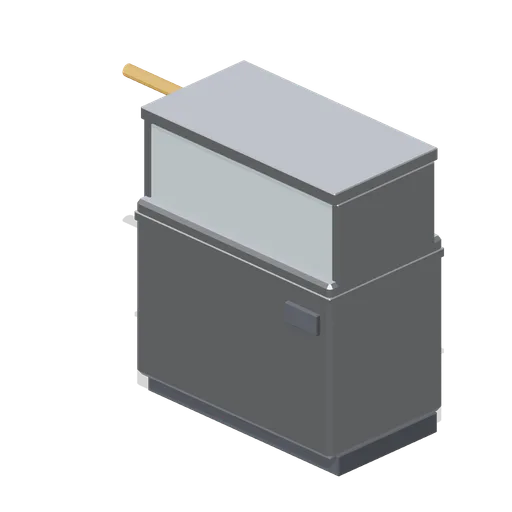 Heated servery cabinet (Office Lobby and Building Facilities)