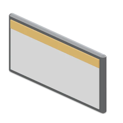 Wall wayfinding panel (Office Lobby and Building Facilities)