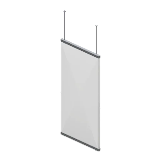 Hanging banner frame (Office Lobby and Building Facilities)