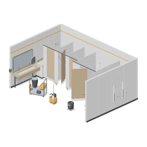 Office Washroom (Office Lobby and Building Facilities)