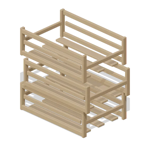 Bread crate stack (Cafe, Bakery and Coffee Bar)