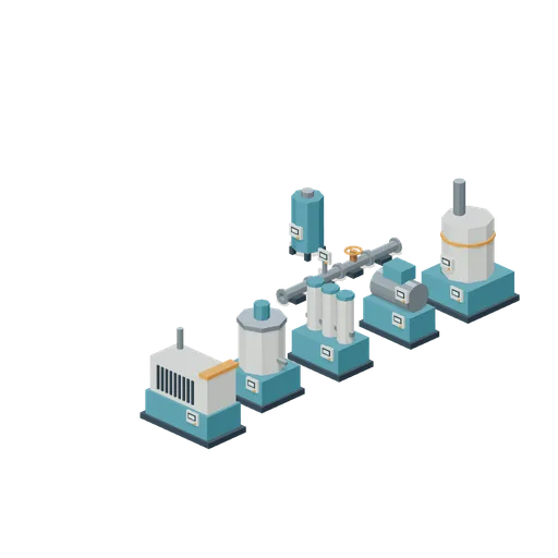 Process utilities installation (Factory Conveyor Network)
