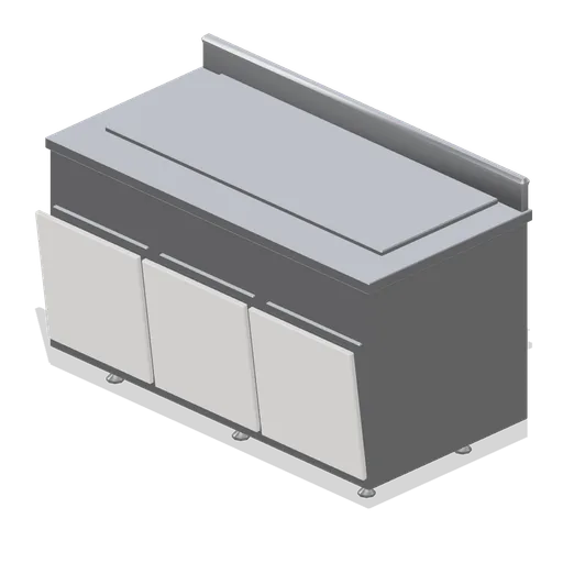 Flour bin bench (Cafe, Bakery and Coffee Bar)