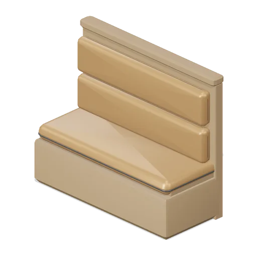 Banquette run 1400 in tan (Cafe, Bakery and Coffee Bar)