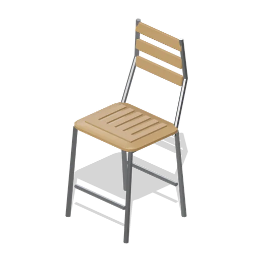 Metal stacking cafe chair (Cafe, Bakery and Coffee Bar)