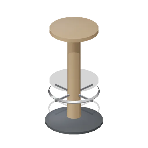 Backless bar stool (Cafe, Bakery and Coffee Bar)