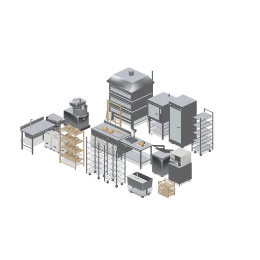 Bakery production room (Cafe, Bakery and Coffee Bar)