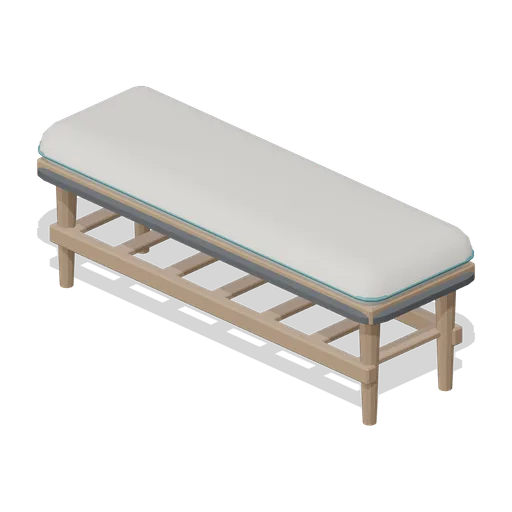 Luggage bench (Hotel and Resort Operations)
