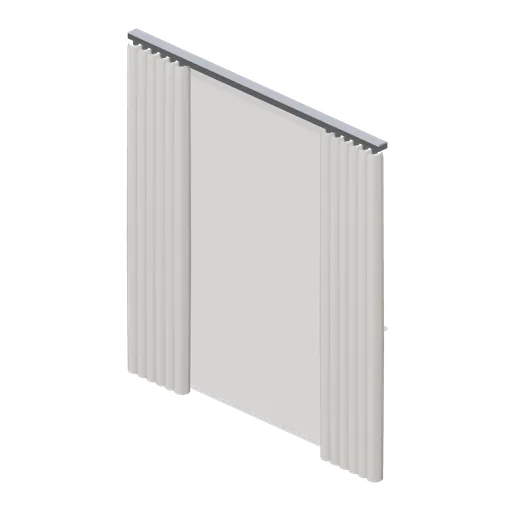Blackout curtain and track (Hotel and Resort Operations)