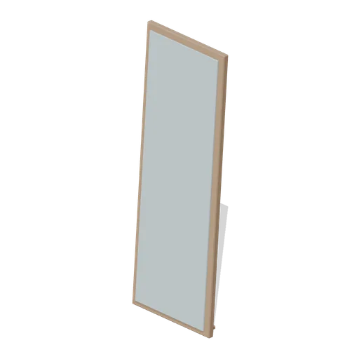 Full-length leaning mirror (Hotel and Resort Operations)