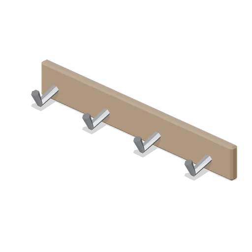 Coat and robe hook rail (Hotel and Resort Operations)