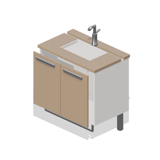 Hotel bathroom vanity unit, 800 (Hotel and Resort Operations)