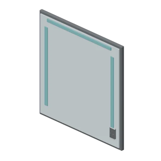 Lit vanity mirror (Hotel and Resort Operations)