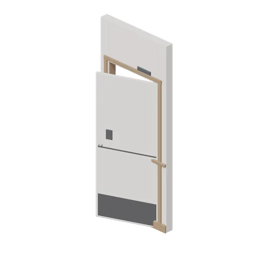 Service door module (Hotel and Resort Operations)