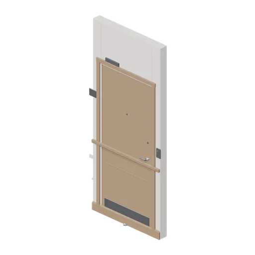 Guest room door module with card reader (Hotel and Resort Operations)