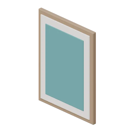 Framed corridor artwork panel (Hotel and Resort Operations)
