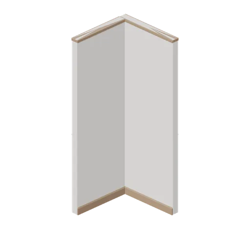 Partition wall corner (Hotel and Resort Operations)