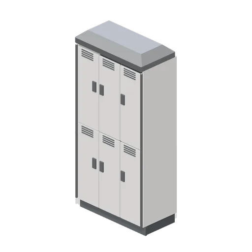 Staff locker bank (Hotel and Resort Operations)