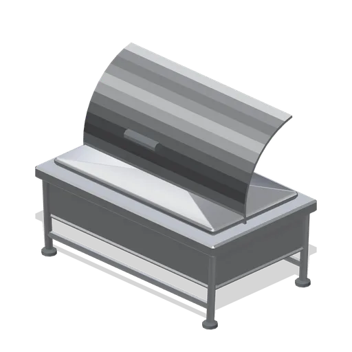 Chafing dish with roll-top lid (Hotel and Resort Operations)