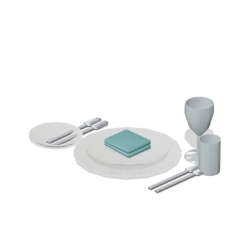 Table place setting (Hotel and Resort Operations)