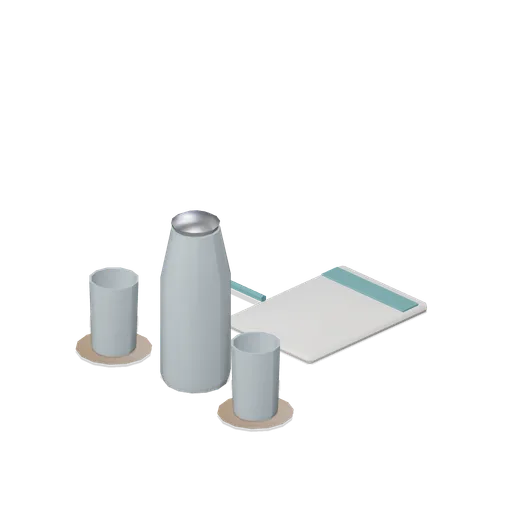 Delegate water set (Hotel and Resort Operations)