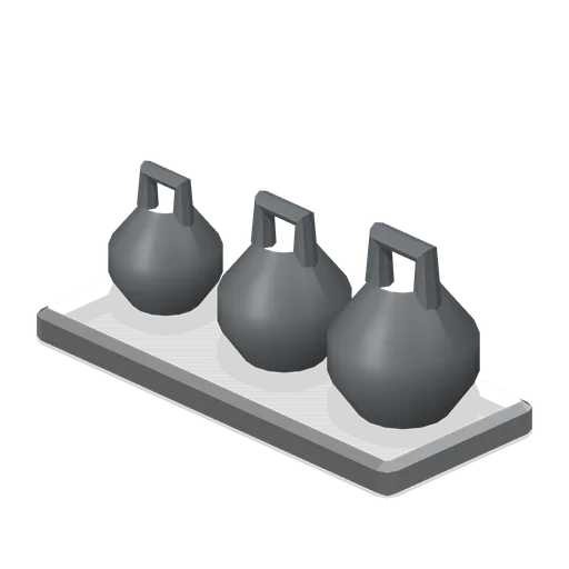 Kettlebell set (Hotel and Resort Operations)