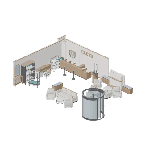 Hotel Lobby with Check-In and Concierge (Hotel and Resort Operations)