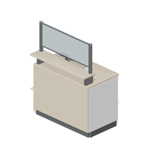 Reception desk module 1200 (Primary Care Clinic and Veterinary Practice)