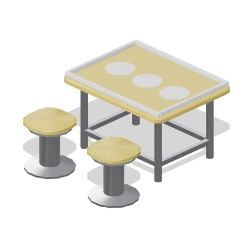 Child play table with stools (Primary Care Clinic and Veterinary Practice)