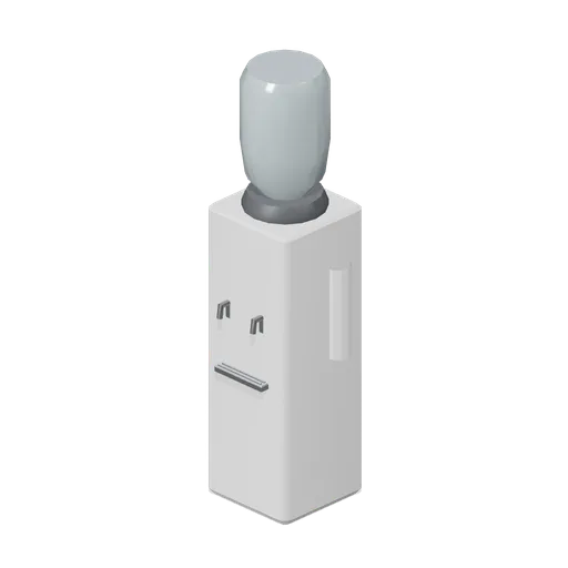 Waiting room water dispenser (Primary Care Clinic and Veterinary Practice)