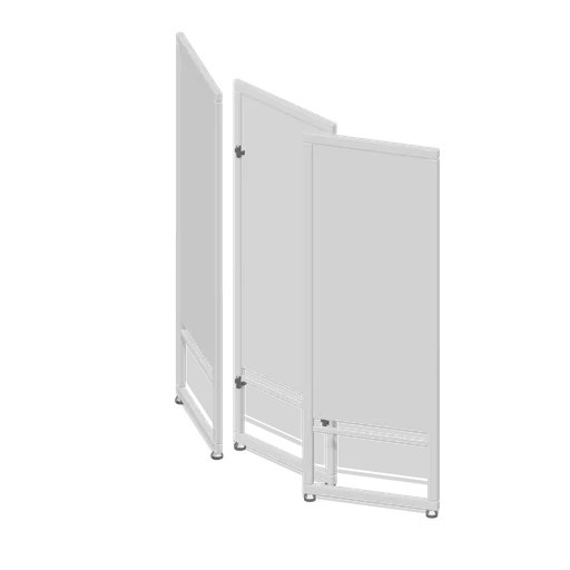 Folding screen divider (Primary Care Clinic and Veterinary Practice)