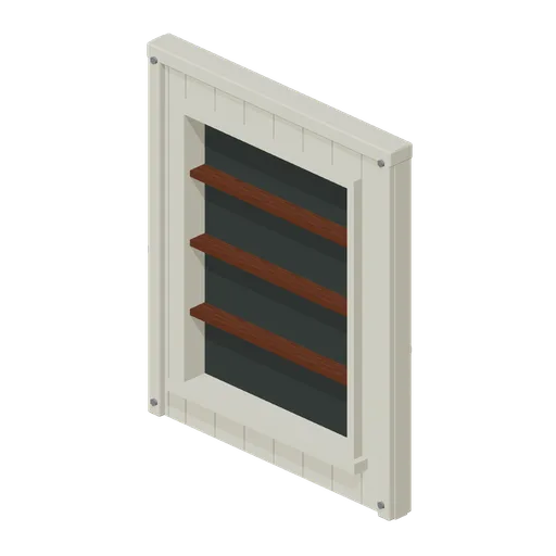 Room Recessed Shelf Wall (Lootable Apartment Interiors)