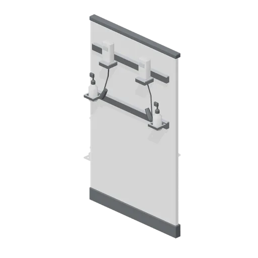 Doppler and probe wall rail (Primary Care Clinic and Veterinary Practice)