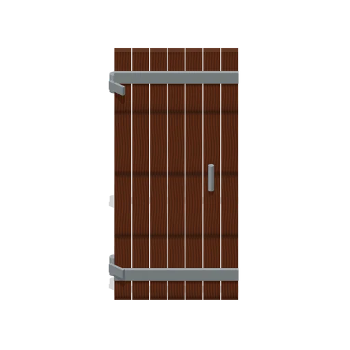 Interior Panel Door (Lootable Apartment Interiors)