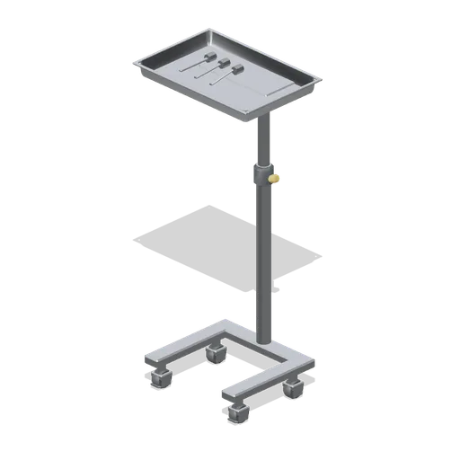 Mayo instrument trolley (Primary Care Clinic and Veterinary Practice)